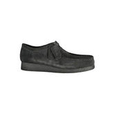 Clarks Black Leather Men Sneaker